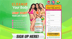 Desktop Screenshot of cleanseyourbodynow.com